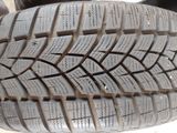 a close up of a tire on the ground