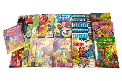 Ensemble de 19 COMICS comprenant 6 SAGA OMBRAX, n°244 à 253,…