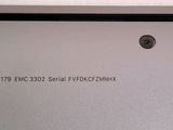 a close up of the back of a laptop computer