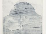 an image of a drawing of a mountain with a sky in the background