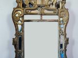 a mirror that is sitting on a table
