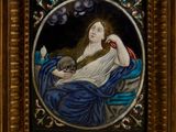une image d'une peinture représentant une femme tenant un chat