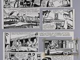 an image of a page from a comic strip with a picture of a woman in a car