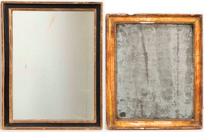 paire de gants et de miroirs français du XIXe siècle