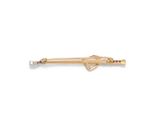 an image of a close up of a gold colored hair clip