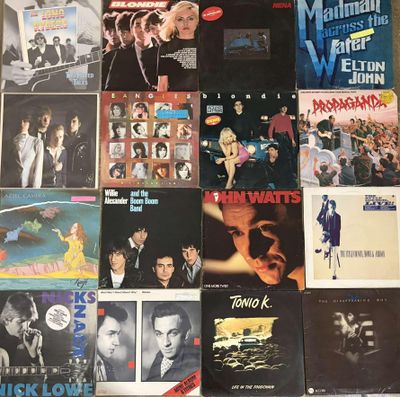 a lot of music cds on the floor