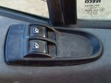 a close up of a car door handle with four buttons