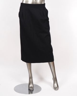 YVES SAINT LAURENT, Variation Jupe taille haute à pinces en …