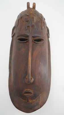 MALI pays DOGON : Masque rituel du crocodile représentant la…
