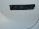 a close up of a sticker on the side of a car