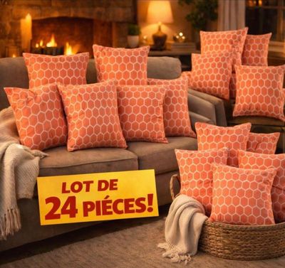 Lot de 24 coussins Lot de 24 coussins Lot de 24 coussins Ensembles de mobilier de chambre à coucher noirs