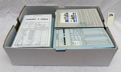 a box that has a lot of papers in it