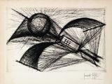 an image of a black and white drawing of a bird