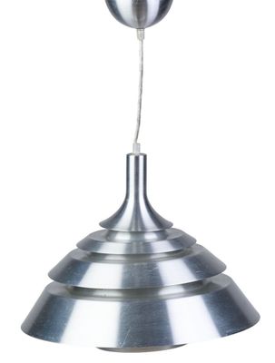a close up of a metal light fixture on a white background