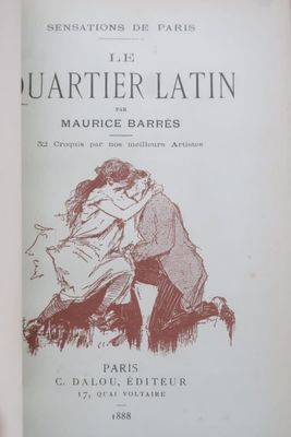 la couverture d'un livre sur laquelle figure le dessin d'un homme et d'une femme enlacés