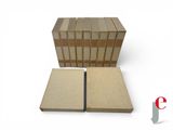 a stack of cardboard boxes sitting on top of each other
