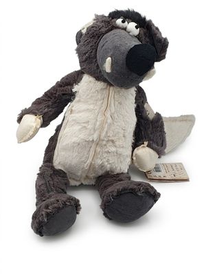 LES PETITES MARIE - Peluche Zarbilou le loup - 30 cm - Style…