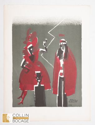 Paul COLIN (1892-1985) Hier et aujourd'hui, 1975