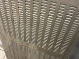 an image of a stainless steel cabinet in a kitchen