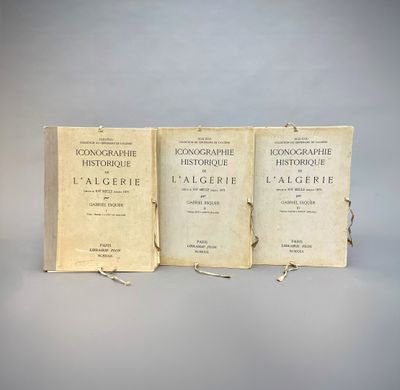ESQUER (Gabriel). Iconographie historique de l'Algérie depui…