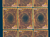 six square tiles of different sizes and shapes with a black background
