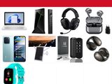a collage of various electronics and gadgets displayed on a white background