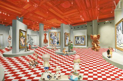 GULLY (né en 1977) Children meet Lichtenstein, Murakami, Koo…