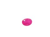 a close up of a pink gemstone on a white background