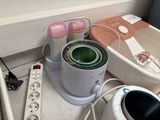 a blender that is sitting on top of a counter