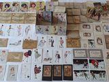 a lot of cards on the table with pictures on them
