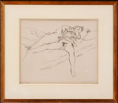 De GORCE (XXème siècle) : Nu allongé. - Photo 1