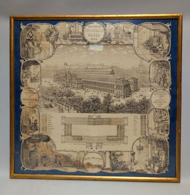 an old picture of a picture of a building with a lot of pictures on it
