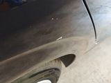 a close up view of a car ' s front bumper
