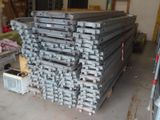 a lot of metal beams stacked on top of each other