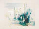 une image représentant un tableau accroché à un mur blanc, sur lequel est accroché un autre tableau
