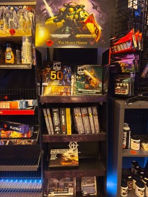 a display of video games and games in a store