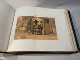 an open book with a picture of a man and a woman