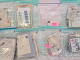 a lot of envelopes in the bags on the table