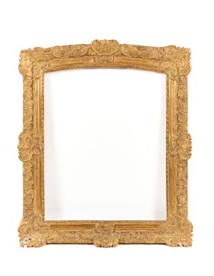 an image of a gold frame with a white background