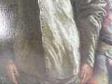 un tableau représentant un homme en chemise blanche et cravate