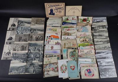 Dans une boite de biscuits 242 cartes postales début XXe ess…