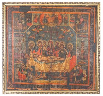 a painting of the last supper of christ