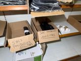 many boxes of items on a shelf in a store
