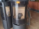 two stoves that are on display in a store