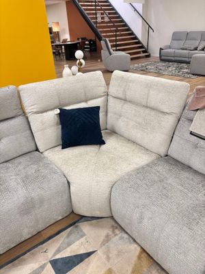 Module d'angle deux dossiers MOBILIER DE FRANCE modèle SAFRA… - Photo 1