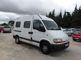 a white van that is parked in a parking lot