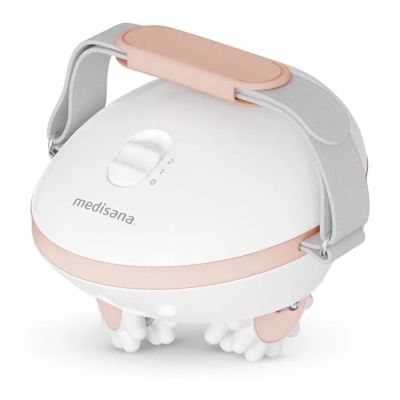a close up of a white and pink machine on a white surface