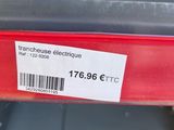 an image of a close up of a label on the back of a car