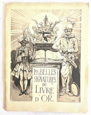 GASTRONOMIE / Livre d’or de l’Hôtel de la Couronne de Rouen,…