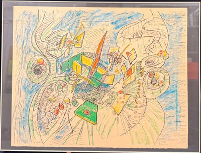 dessin représentant une ville avec de nombreux bâtiments